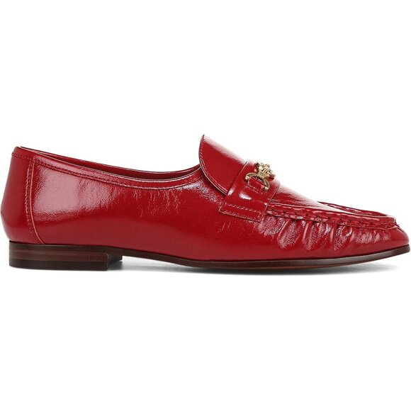 Sam Edelman Womens Lucca Bit Leather Loafer (Deep Scarlet) Size 5M - Picture 3 of 9